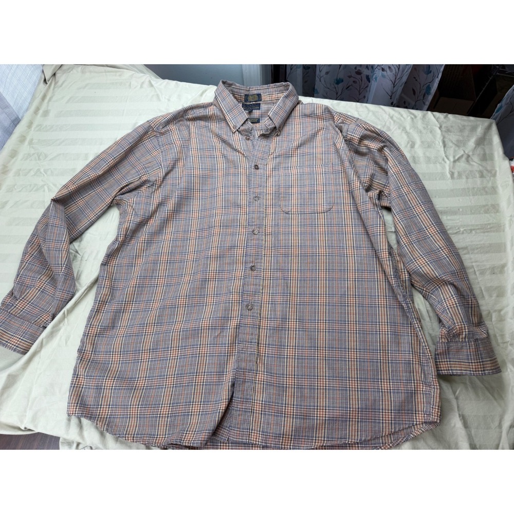 Viyella Patrick James Mens XXL Glen Plaid Cotton Wool Button Down Shirt Canada